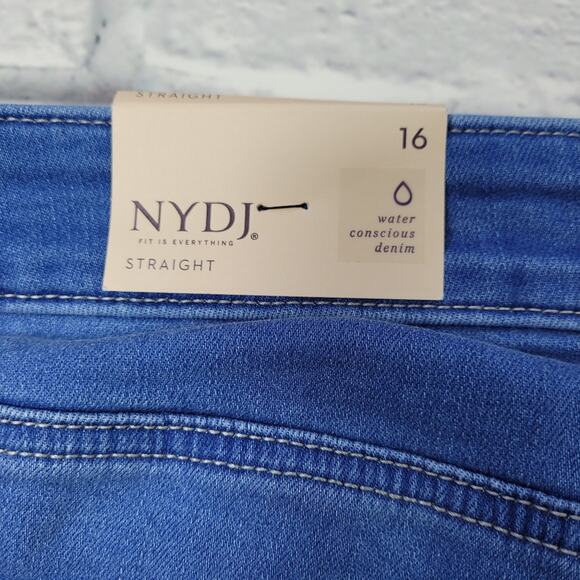 NYDJ Marilyn Edgewater Straight Ankle Jeans size 16 - Picture 9 of 16
